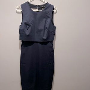 NWT navy blue jcrew dress